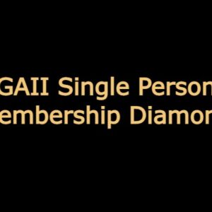 GAII Single Person Membership DIAMOND